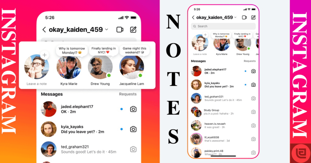 Instagram New Sharing Features Notes, Candid Stories, and Group Profiles