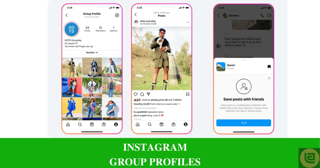 Instagram New Sharing Features Notes, Candid Stories, and Group Profiles